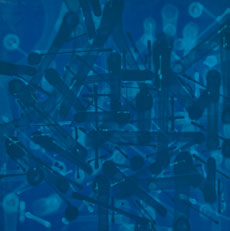 Sowat, The Abyss, 150 x 150 cm